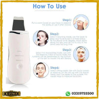 Yrelora™ Ultrasonic Skin Scrubber | Clearer-Looking Skin Without Squeezing, Picking, or Pain